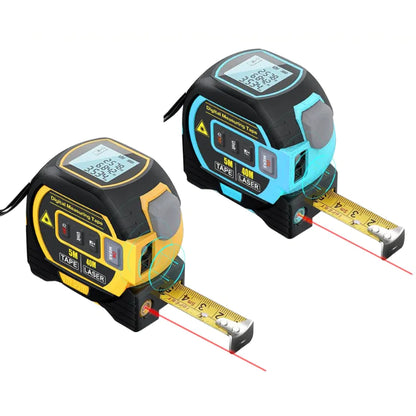 Smart-3 In 1 Laser Tape Measure (40m)&(60m)in Blue & Yellow