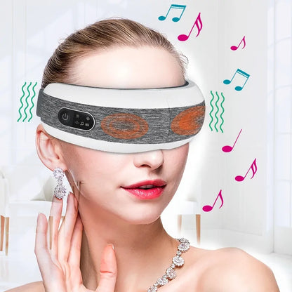 Bluetooth Smart Eye Massager with Air Compression, Heating & Music