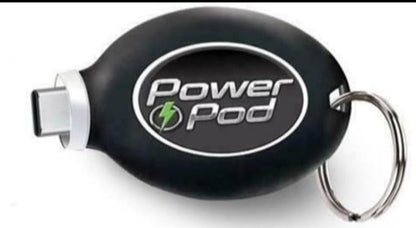 Power Pod 800 mah Phone Emergency Charging Keychain