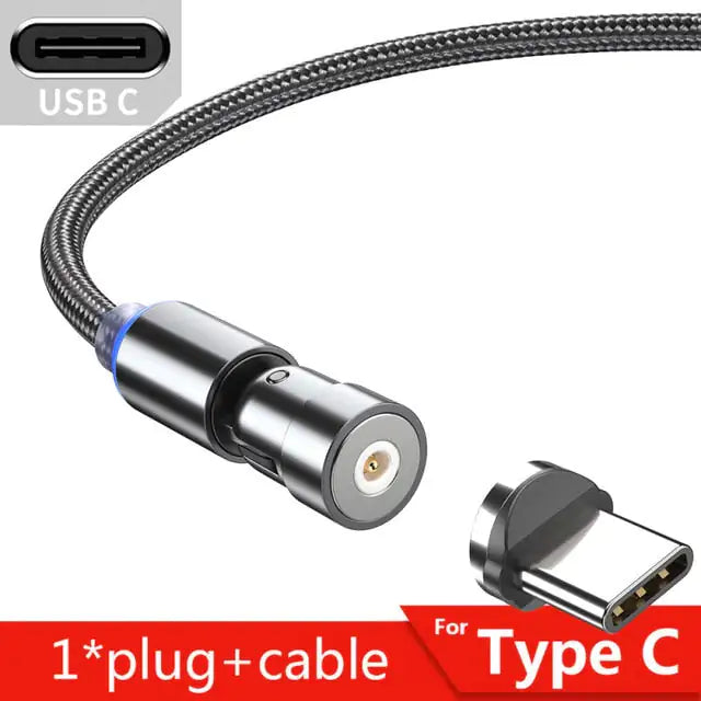 Magnetic Cable For Micro, USB Type C, and IOS Charger Fast Charging Innovating Vibes