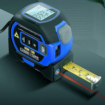 Smart-3 In 1 Laser Tape Measure (40m)&(60m)in Blue & Yellow