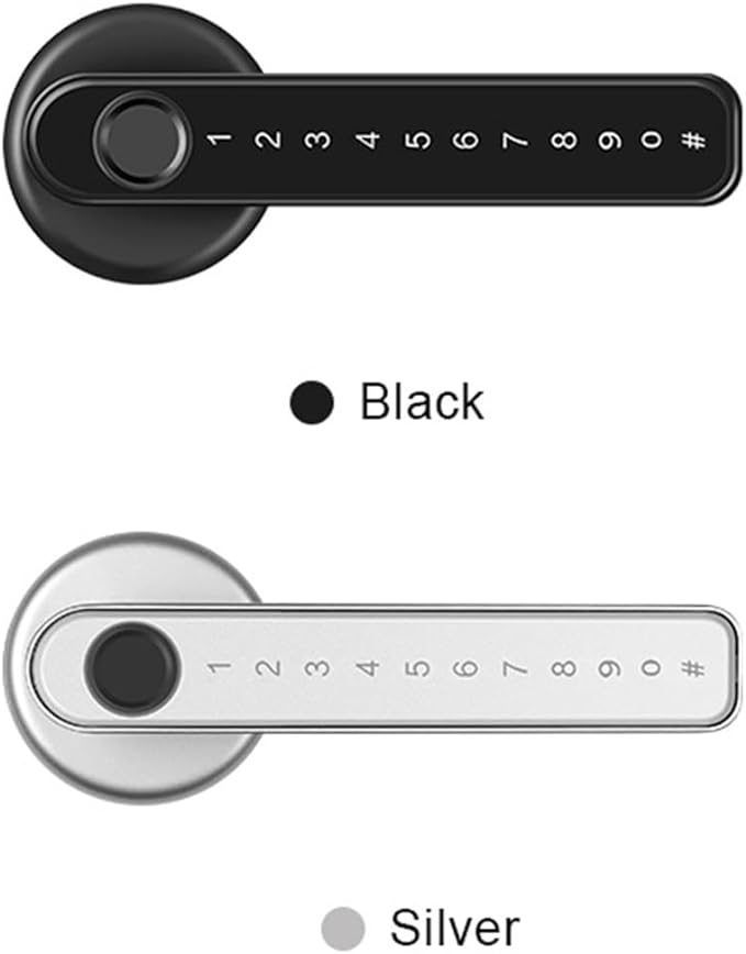 Smart Fingerprint Door Lock with TT Lock APP+Fingerprint Biometrics+Password and Mechanical Key