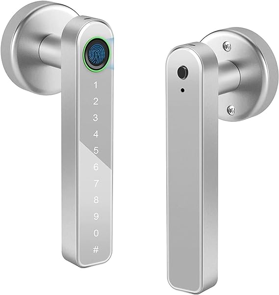 Smart Fingerprint Door Lock with TT Lock APP+Fingerprint Biometrics+Password and Mechanical Key