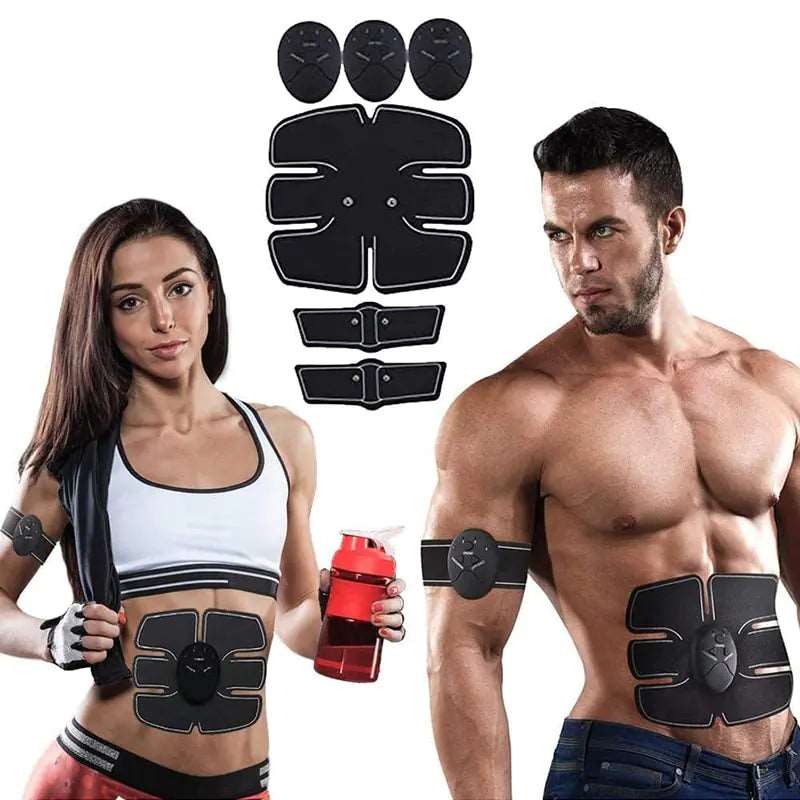 EMS Abdominal Electrostimulation Belt, Muscle Electrostimulator, Abdominal Training Device Stimulator, Electrostimulation, Bodybuilding for Men and Women, Muscle Stimulator|Smartworkout