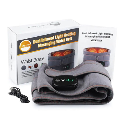 3-Mods Electric Vibrating Heating Massage Belt