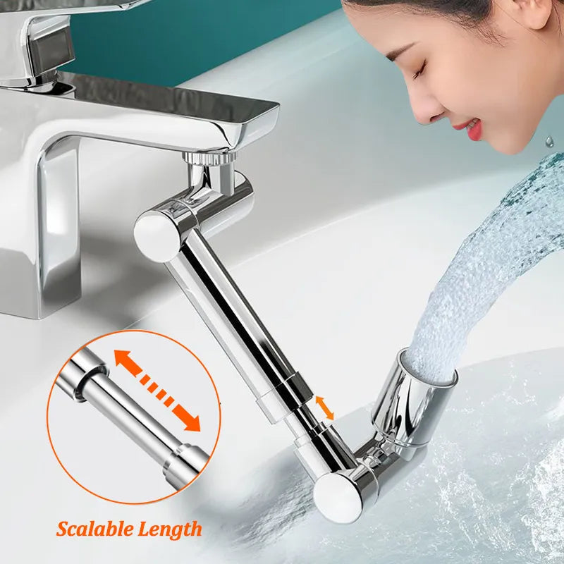 1440° Robotic Arm Scalable Metal Faucet Aerator