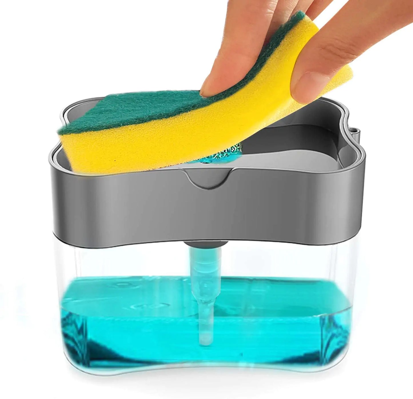 2-in-1 Soap Dispenser Sponge Caddy