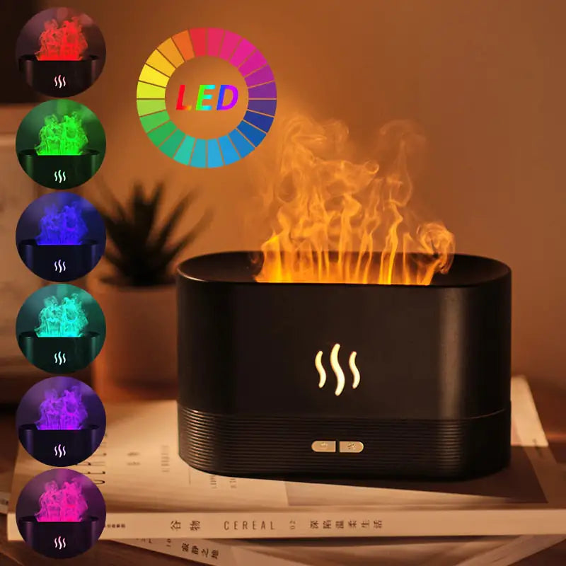 Electric Fire Flame Humidifier Innovating Vibes