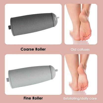 Touch Flawless Pedi Callus Remover, Rechargeable Electric Foot File with Replacement Rollers, Electric Pedicure Foot File , Removes Dry Skin for Smoother Feet Innovating Vibes