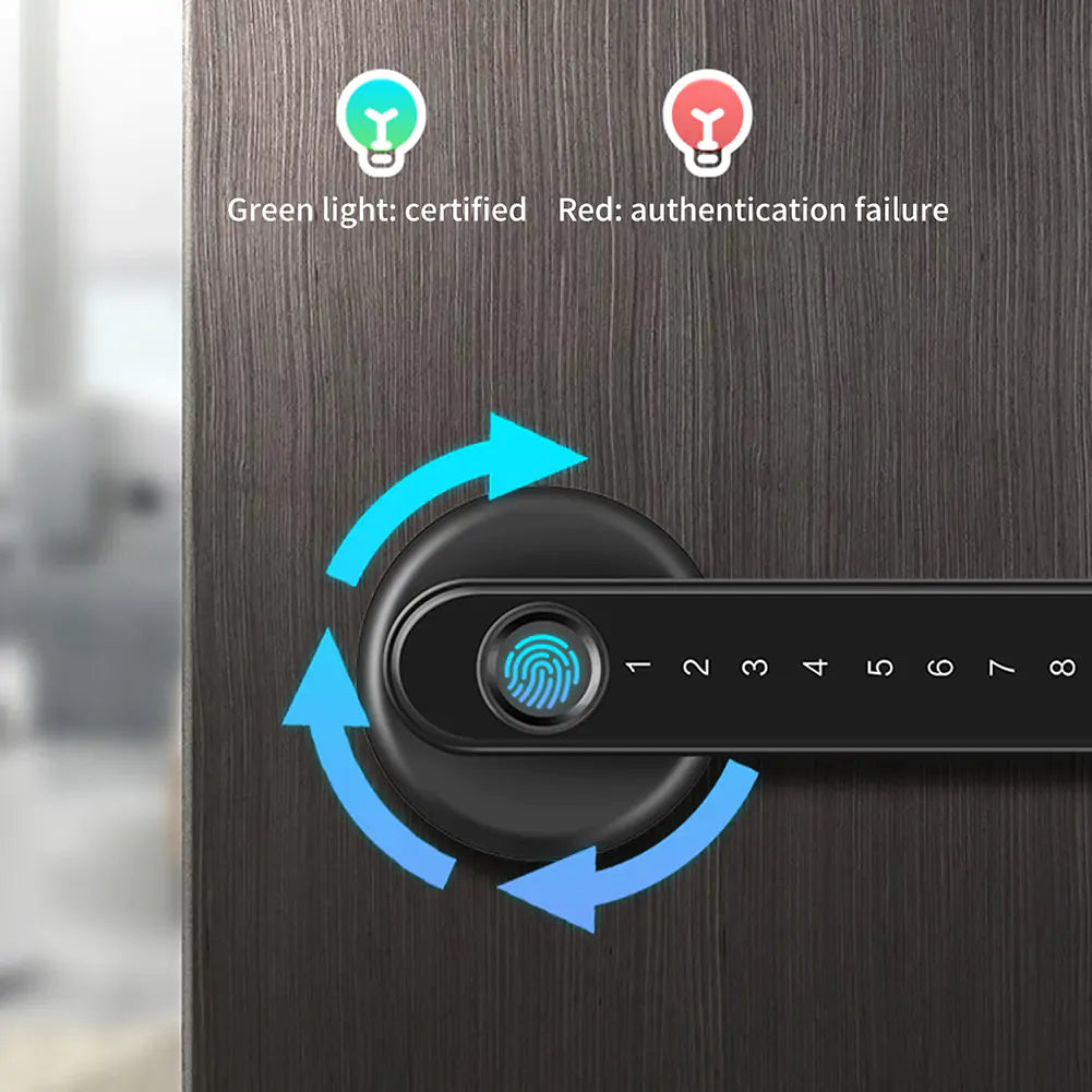 Smart Fingerprint Door Lock Innovating Vibes