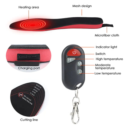 Electric Heating Insole Foot Warmer Innovating Vibes