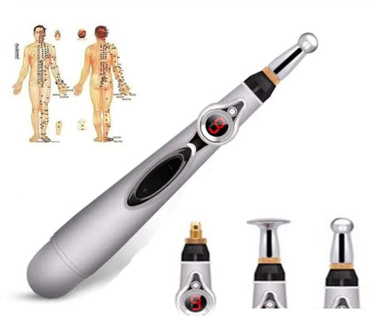 Electric Acupuncture Pen, Needle-Free Acupuncture for Pain Relief Digital Acupuncture Pen Pain Relief Meridian Electric Energy Massager Electric Acupuncture Pen Innovating Vibes