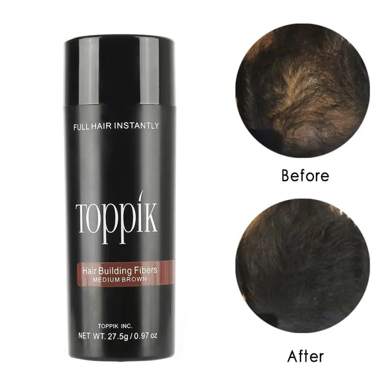 Densifying Premium Hair Fibers based on Keratin, the most colors  available- for Men and Women