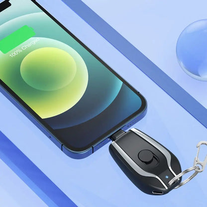 Portable Mini Power Bank Keychain Innovating Vibes