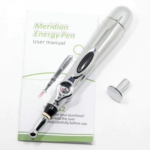 Electric Acupuncture Pen, Needle-Free Acupuncture for Pain Relief Digital Acupuncture Pen Pain Relief Meridian Electric Energy Massager Electric Acupuncture Pen Innovating Vibes